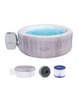 Bestway Piscina Spa Gonfiabile Lay-Z-Spa Cancun - Grigio - 180x66 cm