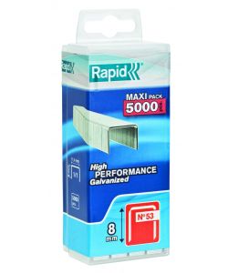 Rapid Graffe a Filo Sottile - Acciaio Zincato - 5000 pezzi