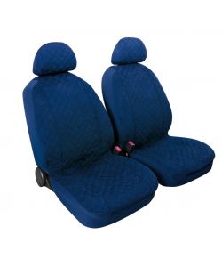 Miky, Coppia Coprisedili Anteriori In Microfibra, Universali - Blu Scuro