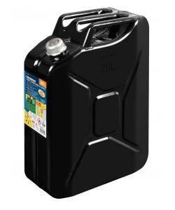 Premium, Tanica Carburante In Metallo - 20 L - Nero