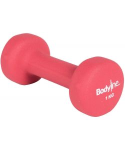 Manubrio in ghisa e neoprene antiscivolo e antiurto 1kg - home fitness