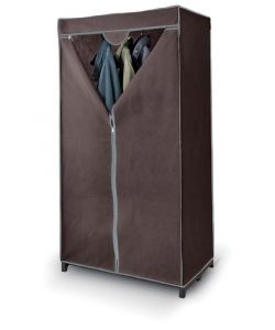 Misterpack Armadio in Tessuto TNT - Marrone - 75x50x145 cm