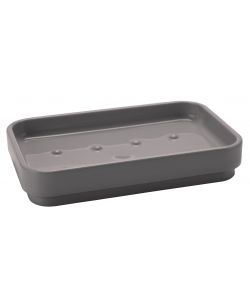 Porta sapone da appoggio grigio Seventy
