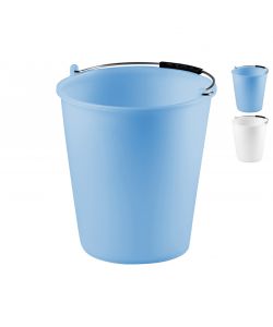Stefanplast Secchio in Polietilene - Azzurro o Bianco - 18 l