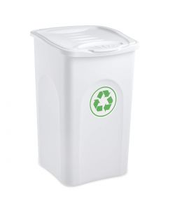 Stefanplast Pattumiera Begreen - Bianca - 50 l
