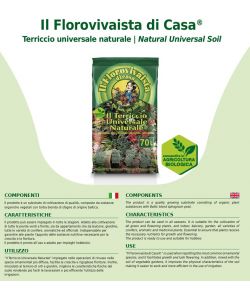 Terriccio Universale Naturale 45L - Alta qualit per piante da giardino e vasi