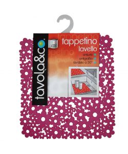 Tappetino T&C Flower Fucsia Trasparente