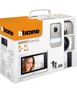Videocitofono Bticino Easykit Essential 7' - Installazione Facile, Telecamera Grandangolare