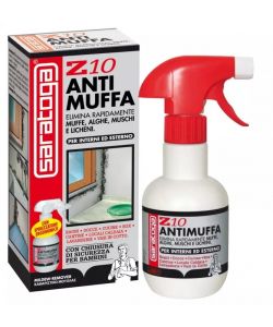 Saratoga Z10 Antimuffa 500 ml - Rimuove Muffa, Alghe, Muschi e Licheni