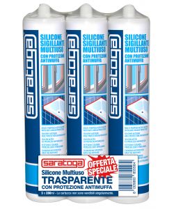 Tris Pack Silicone 280 ml Saratoga