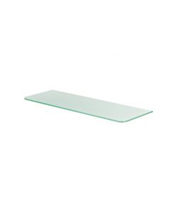 Pircher Mensola in Vetro Antiurto - Trasparente Satinato - 800x250 mm