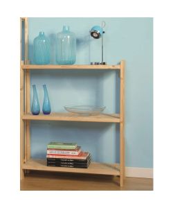 Libreria Pratica Abete Grezzo 95 x 80 x 30 cm