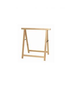 Pircher Cavalletto Pieghevole in Abete 75x40x75 cm - Legno Naturale, Compatto e Pratico