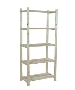 Scaffale in Abete 5 Ripiani 1750 x 800 x 400 mm