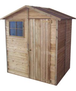 Pircher Casetta in Pino - 203x154 cm - Con Porta e Finestra