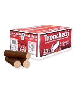 Tronchetti di legno pressato 12 kg.