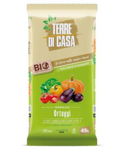 Terriccio ortaggi bio 45l terre di casa