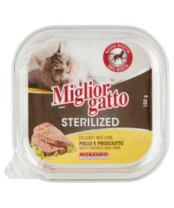 Sterilized Patè di Pollo E Prosciutto Gr. 100