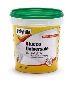 Polyfilla Stucco Universale 1 kg - Pronto all'Uso per Riparazioni Interni ed Esterni