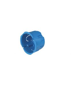 3 scatole tonde di derivazione, da incasso 60 x 36 mm Azzurro