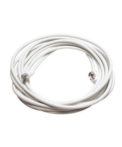 Cavetto coassiale TV con presa a 90 - 5 metri