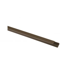 2 m canale ad 1 via, dimensioni 20x15 mm Marrone