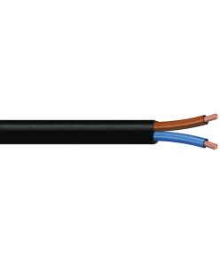10 m cavo bipolare sezione 2 x 0,75 mm Nero