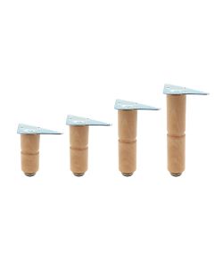 Piedino Legno Naturale Cm.10