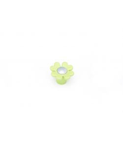 Pomolo in plastica forma di marghertia verde