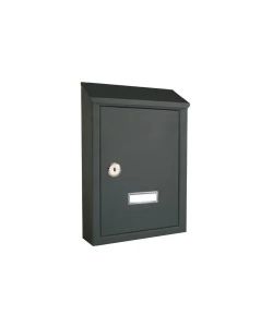 Sacar Cassetta Postale Antracite 300x200x60 mm - Lamiera Verniciata - Esterni