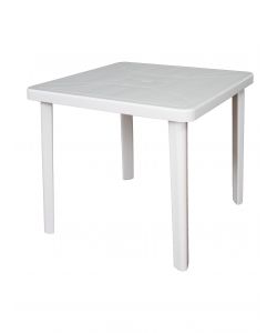 Tavolo Nettuno 80x80x72h cm in resina Bianca