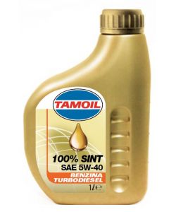 Tamoil 100% Sint 5W 40 Benzina e TD 1 l