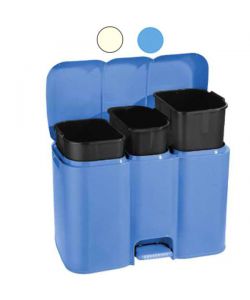 Pattumiera Differenziata Patty3 Azzurro Tontarelli