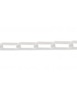 Catena in plastica  6 mm. bianco
