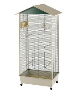 Ferplast Gabbia per Uccelli Nota - Verde - 82x58x166 cm
