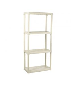 ArtPlast Scaffale 4 Ripiani Ecr - Facile Montaggio e Resistente - 60x30x133h cm