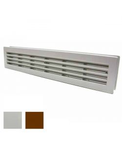 Griglia Areazione in Plastica Bianca - 480x98 mm