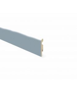 Kimono Battiscopa in MDF Colore Alluminio - 2400x80 mm