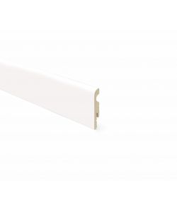Kimono Battiscopa in MDF Melaminico Bianco 2400x80 mm