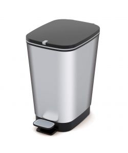 Keter Pattumiera a Pedale - Effetto Metallo - 35L