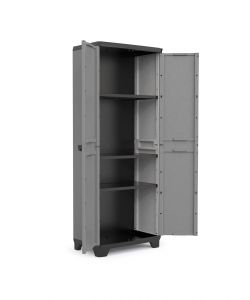 Keter Armadio Alto Grigio e Nero 68x39x173 cm - Armadio Multiuso