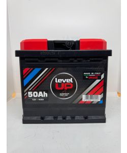 Level Up Batteria Auto 50Ah 12V - Alta Prestazione e Affidabilit - Tecnologia Piombo-acido, Resistente alle Scariche Profonde - Made in Italy