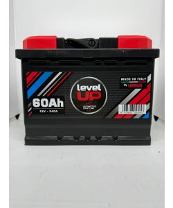 Level UP Batteria Auto 60Ah - Potente e Affidabile - Spunto 540A - 12V