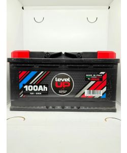 Level UP Batteria Auto 100Ah - Potente 830A - 12V Senza Manutenzione