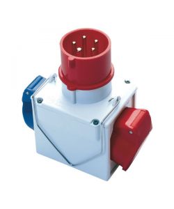 Fme Adattatore Spina CEE - 2 Prese - Protezione IP44