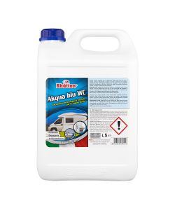 Akqua Blu WC 5L - Disgregante per Toilette Camper e Roulotte - Previene Odori e Facilita Scarico