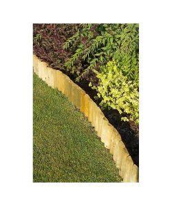 Bordura Giardino in Legno di Conifera - Naturale - 5x20x180 cm