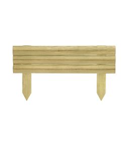 Bordura da Giardino in Legno Verde - 55x30 cm