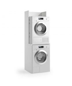 Terraneo Mobile Multiuso per Lavatrice e Asciugatrice Bianco 65x58x195 cm