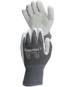 Kapriol Guanti Thin Touch Grigio Taglia 10 - Ottimo Grip e Protezione